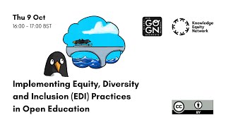 3. Implementing Equity, Diversity, and Inclusion (EDI) Practices in Open Education