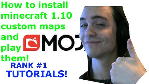 How to install Minecraft 1.10 custom maps! (facecam + commentary)