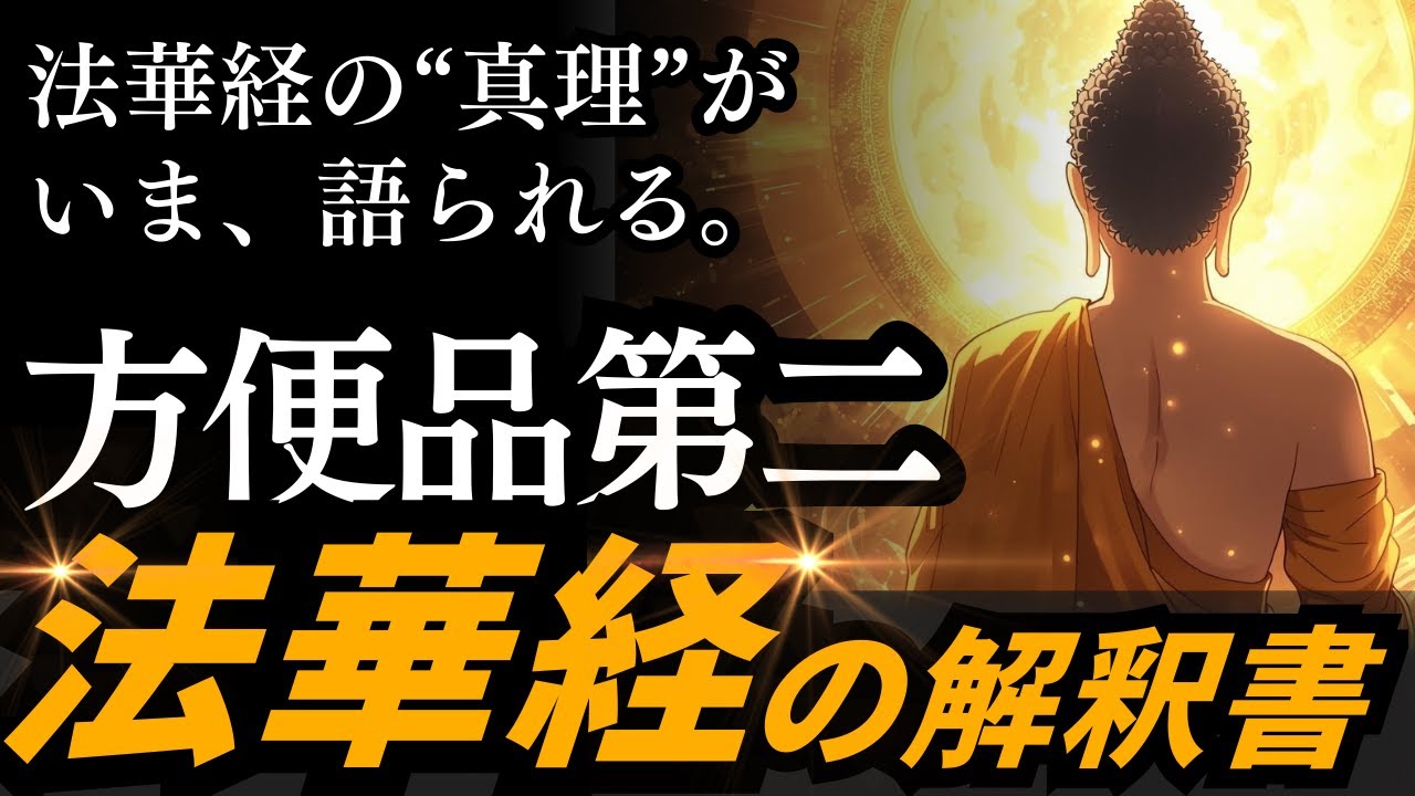 【法華経アニメ】方便品第二 釈迦が語る”仏教の真実”とは｜妙法蓮華経 現代語訳意味解説 #南無妙法蓮華経 #日蓮