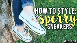 HOW TO STYLE: SPERRY SNEAKERS!! 3 PREPPY OUTFITS- PERFECT FOR BACK TO SCHOOL || Kellyprepster