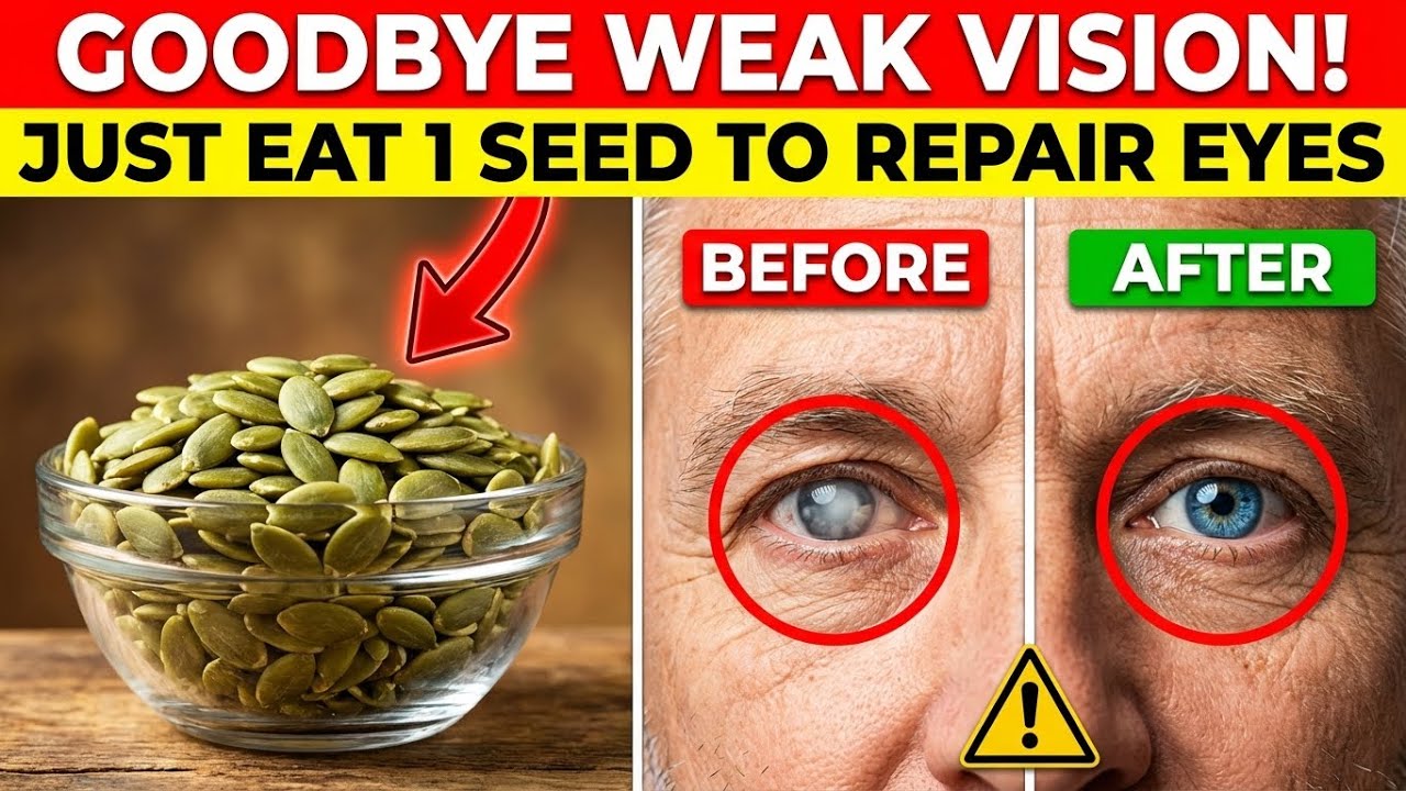 90 or 20 Years Old? These 3 Seeds Support Eyesight & Brain Power