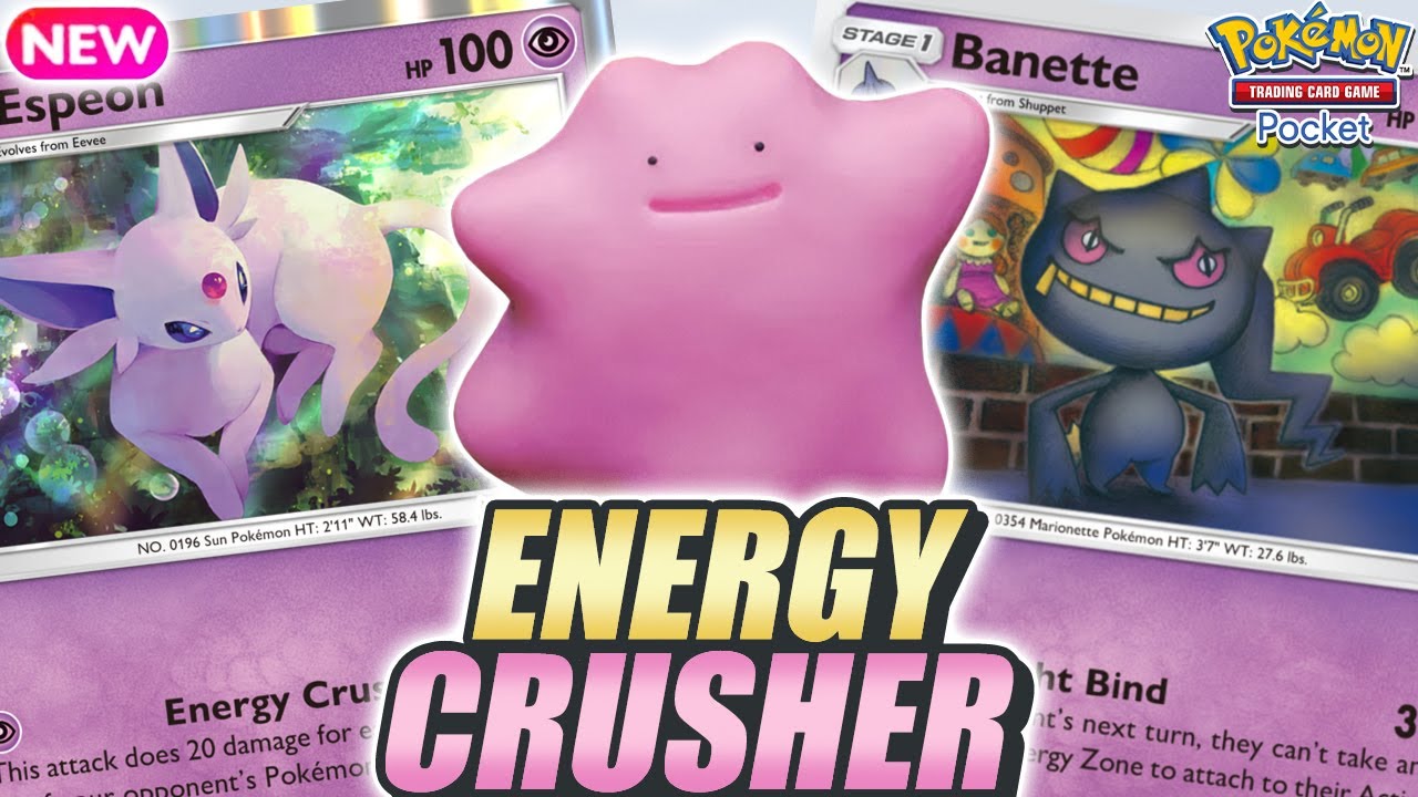 UNETHICAL ! DITTO Completely Controls the Opponent by Copying ESPEON & BANETTE - Pokemon TCG Pocket