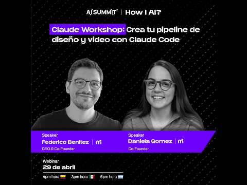 La Fórmula Claude - Crea tu pipeline de diseño y video con Claude Code