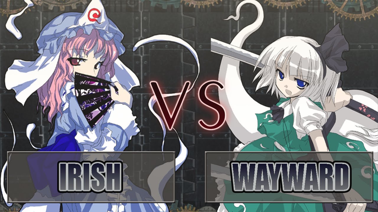 Hisoutensoku Irish (Yuyuko) vs Wayward (Youmu) High Level Gameplay