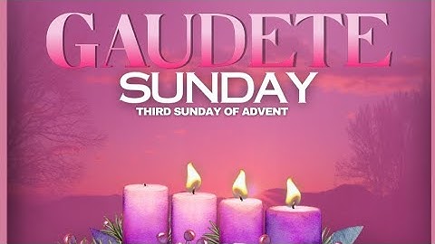 CATHOLIC MEDITATION: SUNDAY - 14 DECEMBER, 2025. (3RD SUN - ADVENT, YR A: GAUDETE/REJOICE SUNDAY).