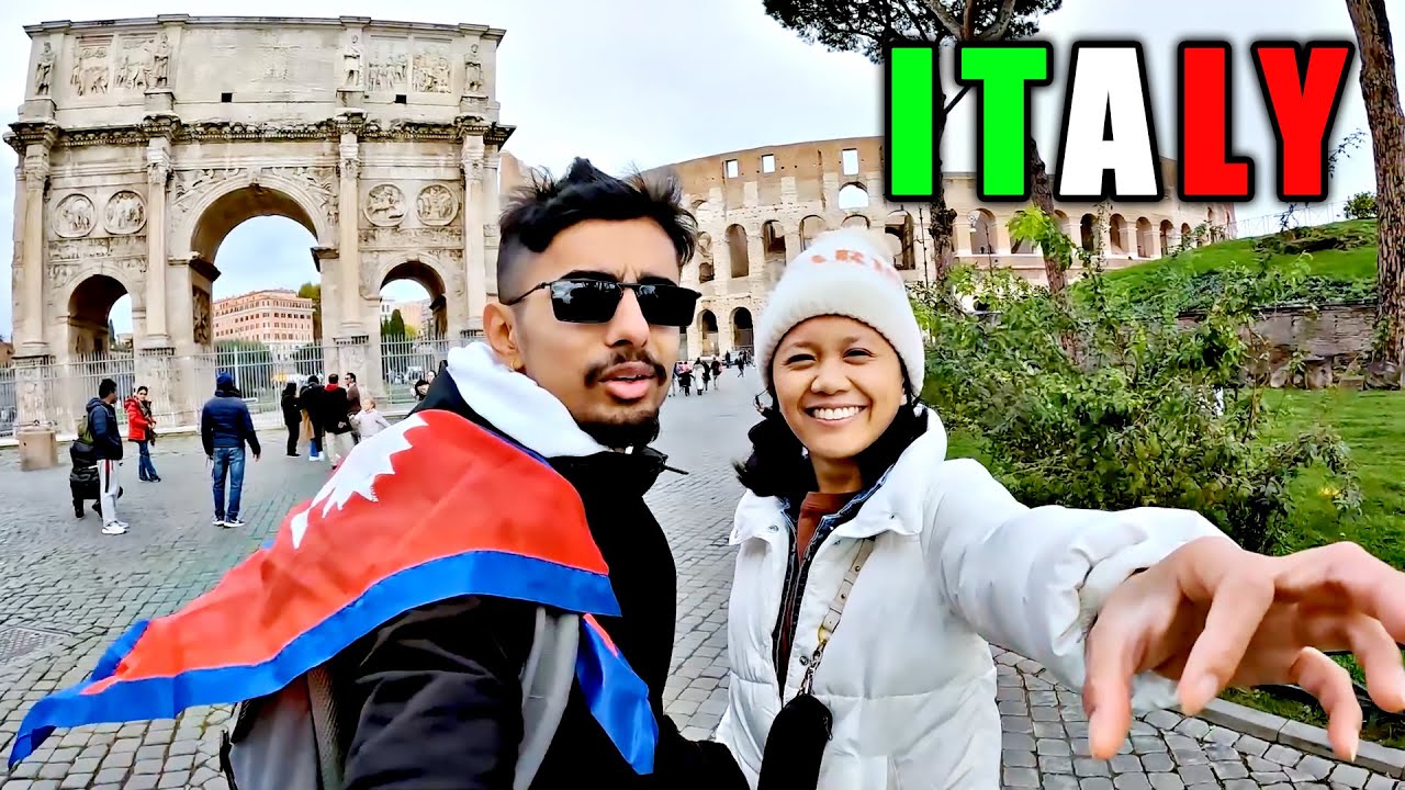 Italy Ko Best Thau Maa Nepali Jhanda Farfaraudai Colosseum Rome italy-ko-best-thau-maa-nepali-jhanda-farfaraudai-colosseum-rome