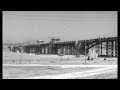 Кинохроника 1950-х. Строительство Коммунального (Октябрьского) моста в Новосибирске и другие сюжеты