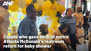 Baby shower for baby born at Atlanta-area McDonald's
