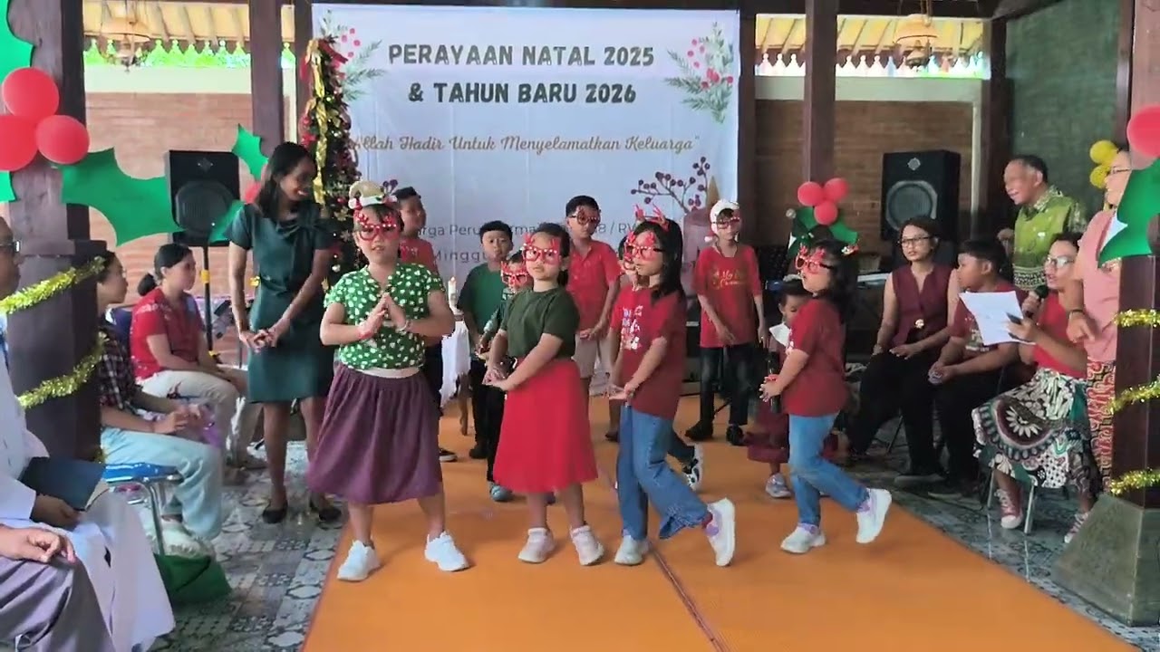 Kid Dances by anak2 RT 18 dlm Perayaan Natal dan Tahun Baru 2026, Minggu, 4-1-2026