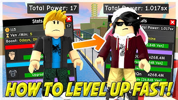 HOW TO LEVEL UP FAST IN ANIME FIGHTING SIMULATOR ROBLOX
