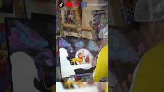 Lion King Hakuna Matata PAINTING / TIME LAPSE / SPEED ART - JAI BROOKS shorts