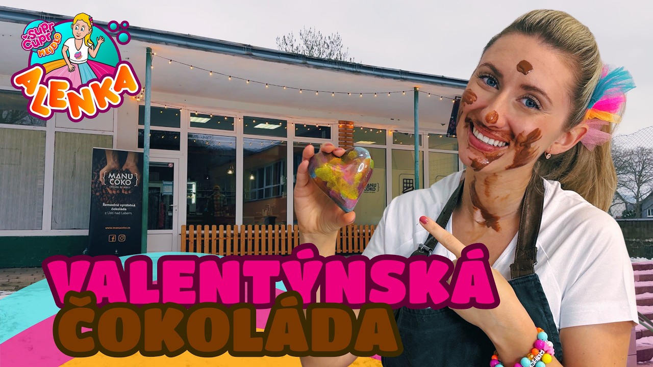 Jak se vyrábí čokoláda? 🍫❤️ Valentýnské překvapení | Hrajeme si s Alenkou