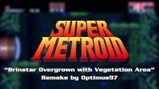 Super Metroid - Brinstar Overgrown with Vegetation Area (remake by Optimus97)