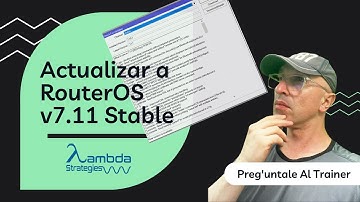 🚀 Descubre #MikroTik #RouterOS v7.11: Pregúntale al Trainer con David González! 🔧💡