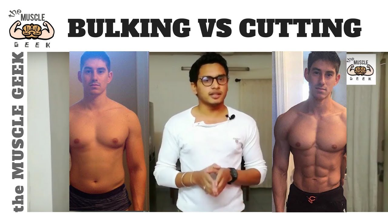 bulking and cutting pictures