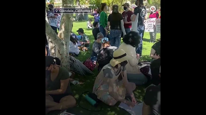 Disney Employees Rally Against Florida's 'Don't Say Gay Bill'