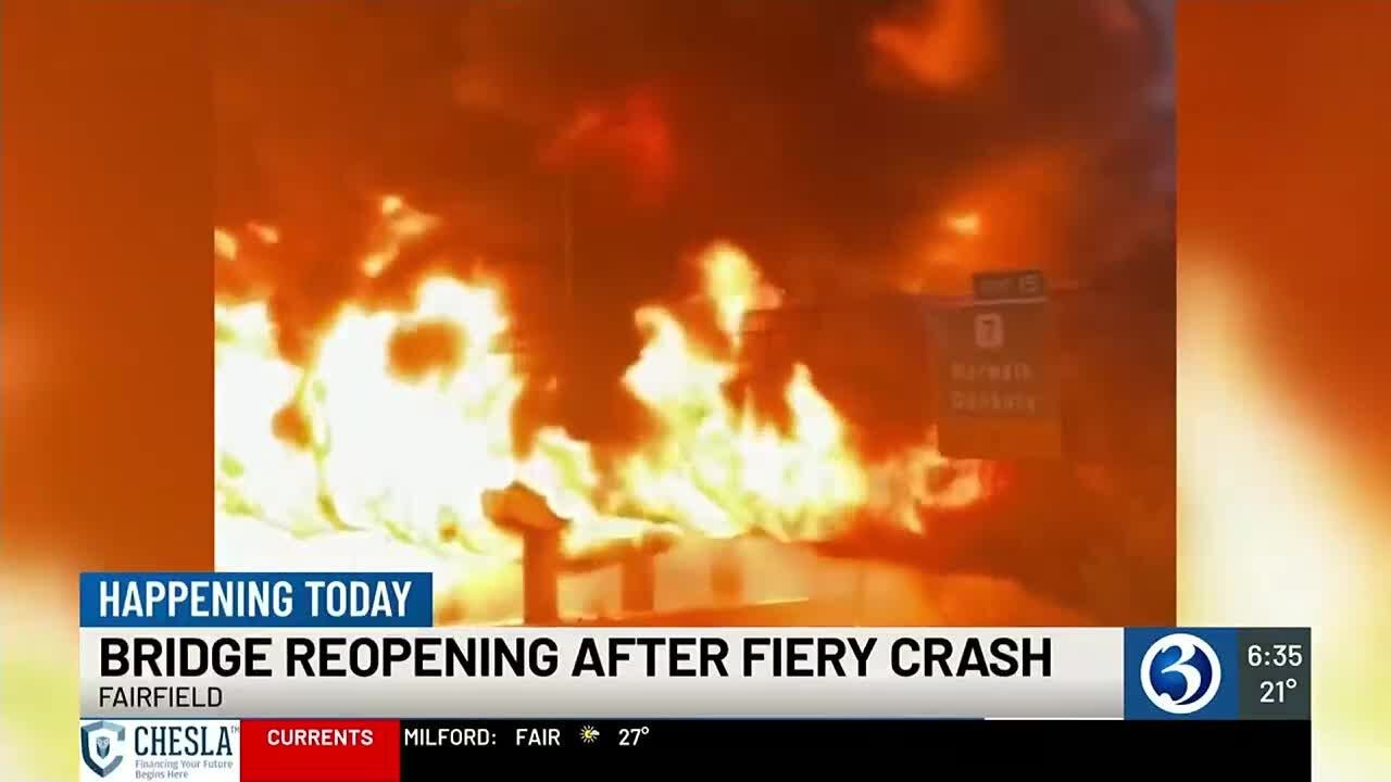 VIDEO: Bridge in Fairfield set to reopen months after fiery crash - YouTube