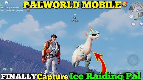 Finally capture ice Raiding Pal Palworld mobile || Auroria Gameplay || #auroria #palworld