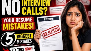 Details Why Companies Are Rejecting Your Resume in 2026 | Resume Tips for Students Update