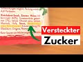 Hinter diesen Begriffen steckt Zucker! (61 Zutaten!)