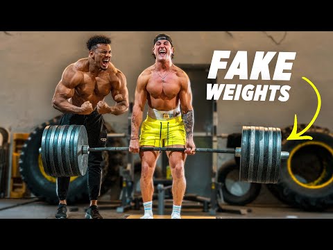 Anatoly 75kg Weight VS Larry Wheels 130kg Weight #anatoly #prank