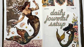 Daily Journal Setup | Faded Chronicle TN Undated | 'Grotto' by Paper Trail Plans