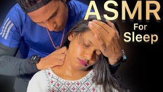 ASMR Relaxing Head Massage | Deep Relaxation & Sleep Apnea for Girl 