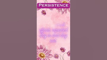 Unstoppable: The Power of Persistence