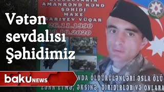 Vətən Sevdalısı Olan Şəhid Vüqar Sarıyev