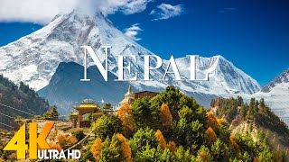 Nepal 4K - Scenic Relaxation Film With Inspiring Cinematic Music and Nature | 4K Video Ultra HD