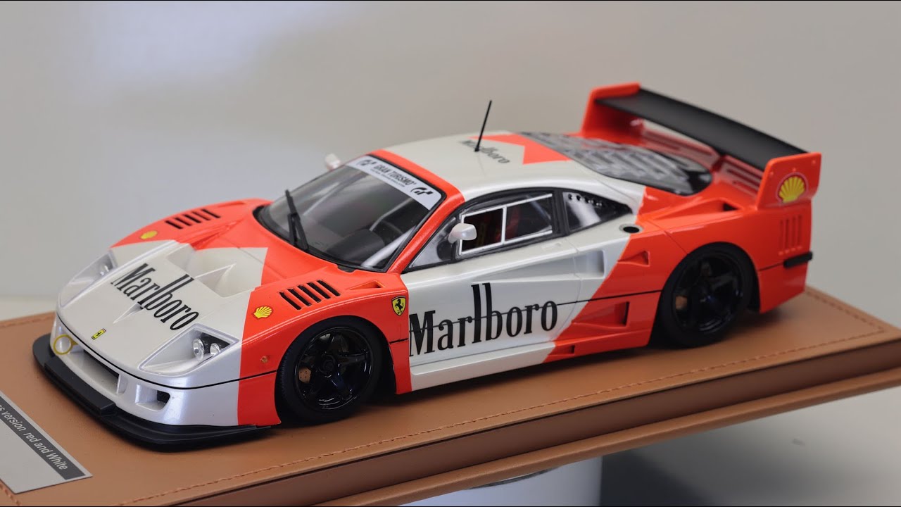1/18 Tecnomodel Ferrari F40 LM Marlboro - YouTube
