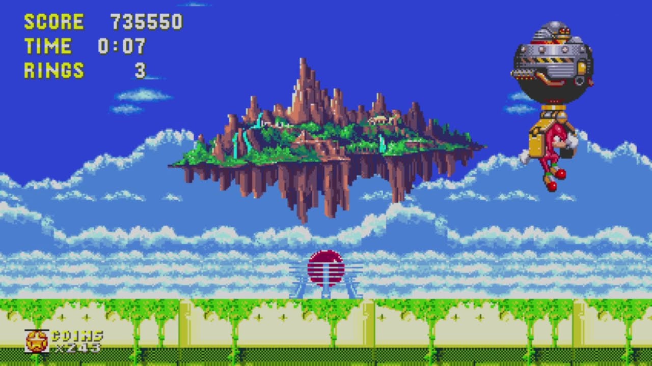 Sonic Origins: Sonic 3 And Knuckles: Knuckles Final Boss And Ending
