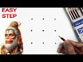 How to draw lord hanumanji drawing  easy hanumanji drawing