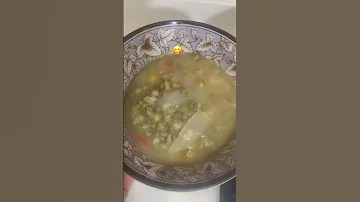 Bowl Of Monggo Soup Mungbeans Pinoyfood Satisfying Foodvideos Homecuisine 