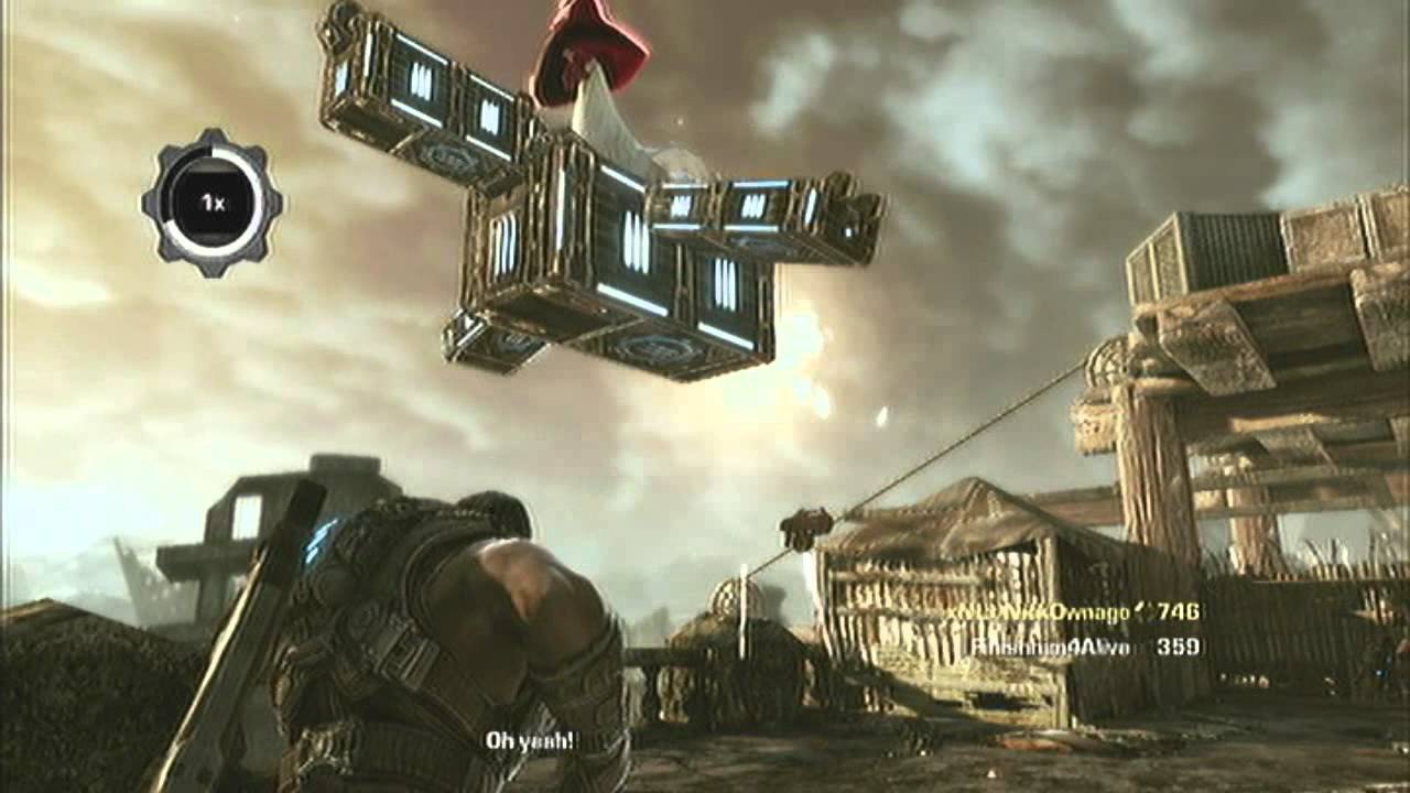Gears of War 3 Easter Egg "Ammodropping Chicken" & Secret Weapon Cluckshot