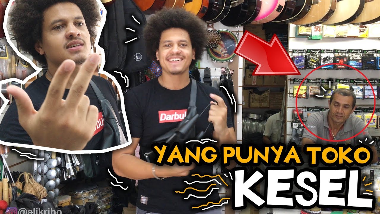 GREBEK TOKO MUSIK DI BRAZIL ? Trip Report Ali kribo