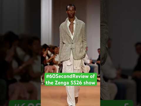 Zenga Takes Dubai With Its SS26 Menswear Show 60secondreview Zegna Alessandrosartori Menswear
