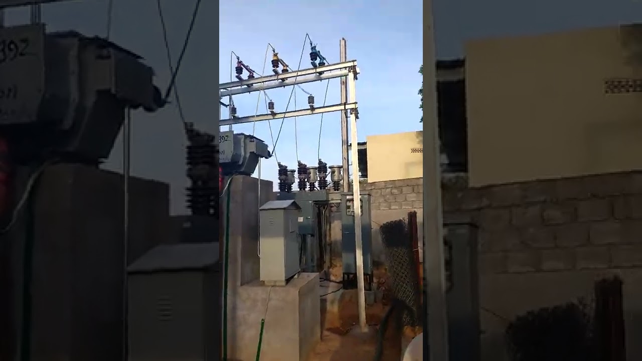 Servicing of 11KV Double Pole Structure |11HT Substation| HT Yard - 