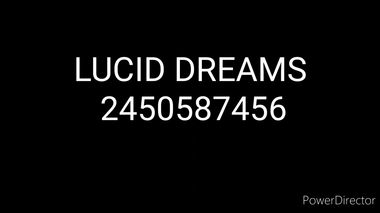 Lucid Dreams Roblox Id Youtube - code for roblox lucid dreams