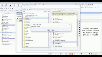 SystmOne: How to configure the clinical tree