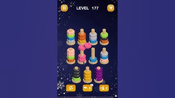 Nut Sort | Color Puzzle | Level 177 | Mobile Games