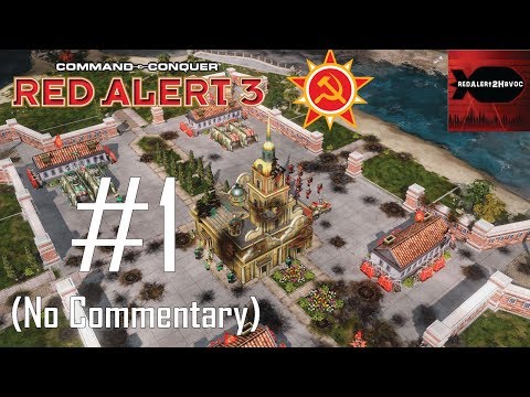 C&C: Red Alert 3 - Soviet Campaign Playthrough Part 1 (The Shrike and the Thorn, No Commentary)
