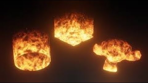 Blender Tutorial - Mantaflow Fire Simulation in 3mins(2.93)