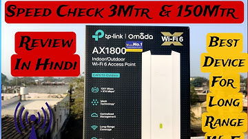 TP Link Omada AX1800 Outdoor Review | EAP 610 Outdoor 150Mtr Speed Test