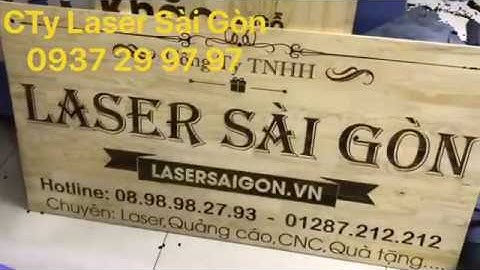 Công ty #Laser Sài Gòn - #Cắt Laser trên #da - Gia công sỉ lẻ SLL giá rẻ HCM
