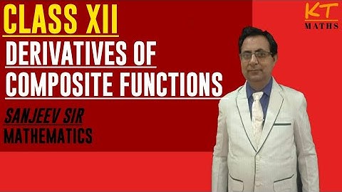 Derivative of Composite Function Class 12