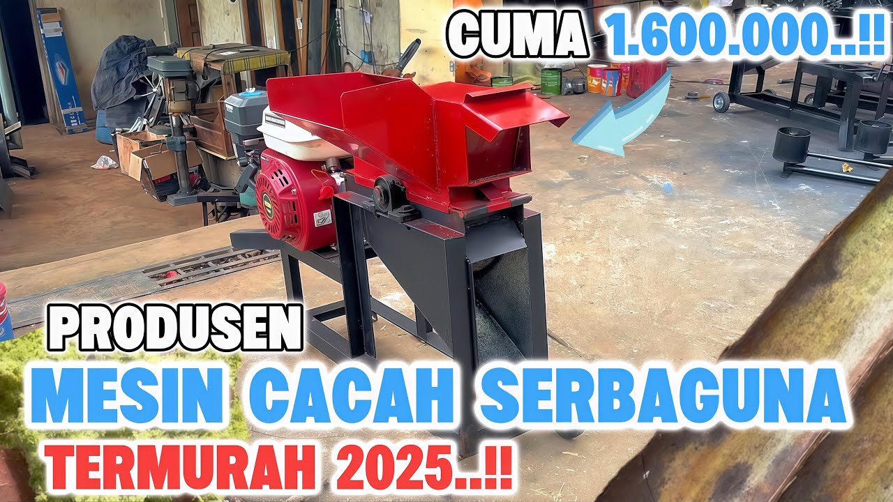 Uji kekuatan MESIN CACAH SERBAGUNA MURAH…!! Ternyata seperti ini hasilnya??
