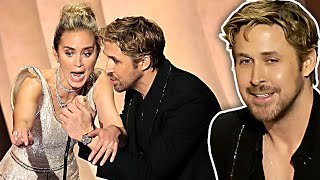 Ryan Gosling and Emily Blunt Argue On Stage at Oscars 2024 (Barbie vs Oppenheimer)