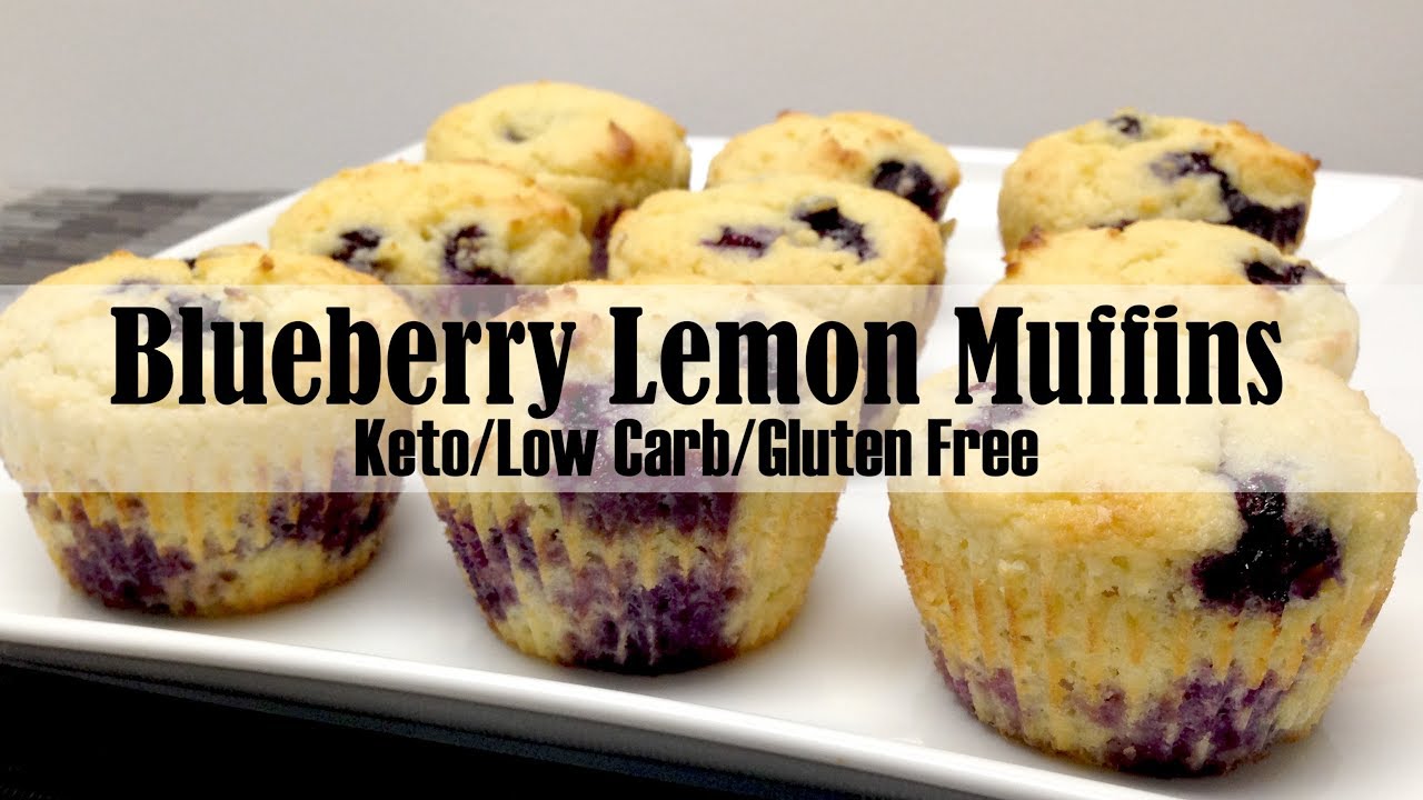 Blueberry Lemon Muffins - Keto and Low Carb - YouTube