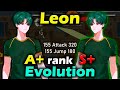 Leon. Evolution from A  to S  rank. The Spike Colosseum. Volleyball 3x3